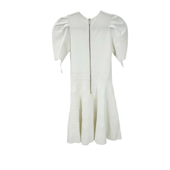 Ted Baker Short Puffed Sleeve Engineered Skirt Dress Crewneck Size 1/ XS NWT - Picture 13 of 14